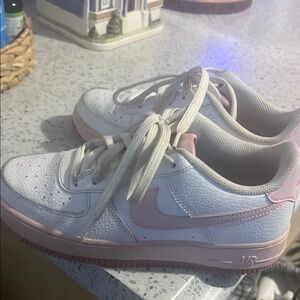 Nike Women's Sneakers - White and Pink